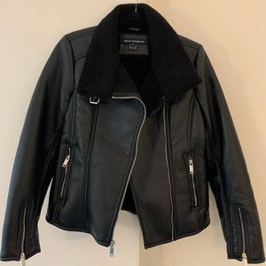 French Connection leather jacket